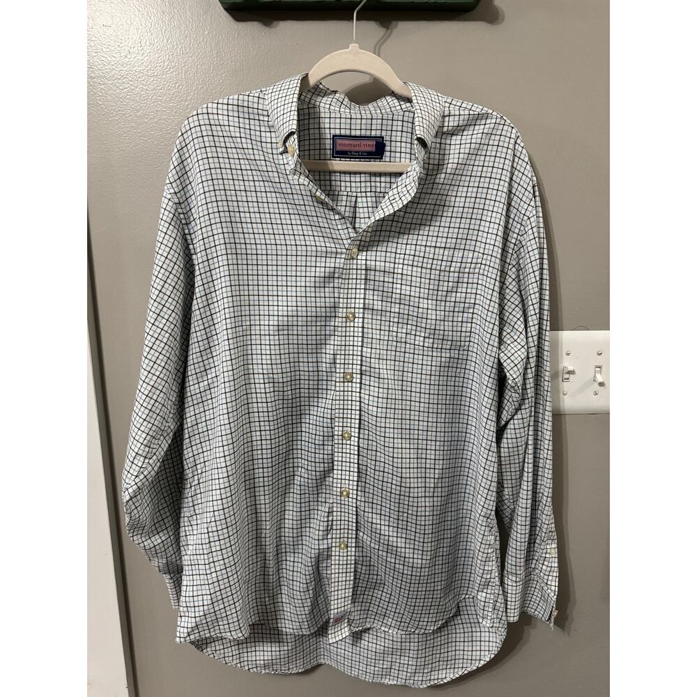 Vineyard Vines by Shep & Ian – Murray Shirt – Men’s Medium – 100% Cotton - Blue